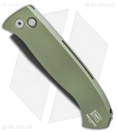 Pro-Tech Brend 3 Medium Automatic Knife Green (3.75" Black) 4 Pro-Tech Brend 3 Medium Automatic Knife Green (3.75" Black) - Image 2
