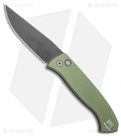 Pro-Tech Brend 3 Medium Automatic Knife Green (3.75" Black) 3 Pro-Tech Brend 3 Medium Automatic Knife Green (3.75" Black)