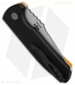 Pro-Tech Custom SBR Automatic Knife Unique Beach Day Micarta (2.6" Stonewash) -Avokelavavat Sales Store Pro Tech Custom SBR Automatic Unique Micarta Beach Day 2in SW BHQ 176180 td side