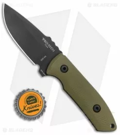 Pro-Tech George SBR Fixed Blade Knife Green G-10 (2.9" Black) Leather Sheath -Avokelavavat Sales Store Pro Tech George SBR Fixed Blade Green G 10 Black Leather Sheath BHQ 131711 jr bottlecap