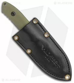 Pro-Tech George SBR Fixed Blade Knife Green G-10 (2.9" Black) Leather Sheath -Avokelavavat Sales Store Pro Tech George SBR Fixed Blade Green G 10 Black Leather Sheath BHQ 131711 jr sheath