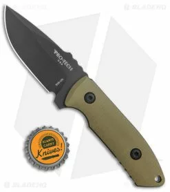 Pro-Tech George SBR Fixed Blade Knife Green G-10 (2.9" Black) Kydex Sheath -Avokelavavat Sales Store Pro Tech George SBR Fixed Green G 10 Black Kydex Sheath BHQ 140588 jr bottlecap