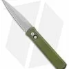 Pro-Tech Godfather Automatic Knife Green Aluminum (4" Bead Blast)