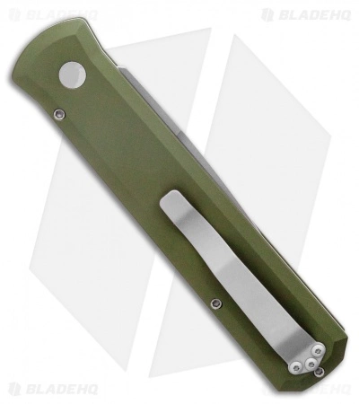 Pro-Tech Godfather Automatic Knife Green Aluminum (4" Bead Blast) 5 Pro-Tech Godfather Automatic Knife Green Aluminum (4" Bead Blast) - Image 3