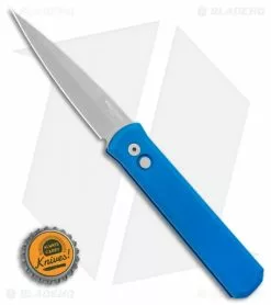 Pro-Tech Godfather Automatic Knife Solid Blue (4" Bead Blast) -Avokelavavat Sales Store Pro Tech Godfather Automatic Knife Solid Dark Blue 4 Bead Blast 920 BLUE BHQ 117549 LS Bottlecap