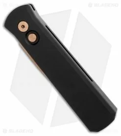 Pro-Tech Godson Automatic Knife Black (3.15" Rose Gold) 721-RG -Avokelavavat Sales Store Pro Tech Godson Automatic Knife Black 3.15in Rose Gold 721 RG BHQ 113956 LS Spine