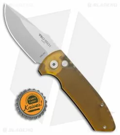 Pro-Tech Les George SBR Automatic Knife Amber Ultem (2.6" Stonewash) 9 Pro-Tech Les George SBR Automatic Knife Amber Ultem (2.6" Stonewash) -Avokelavavat Sales Store Pro Tech Les George SBR Auto Amber Ultem SW BHQ 176481 jr bottlecap