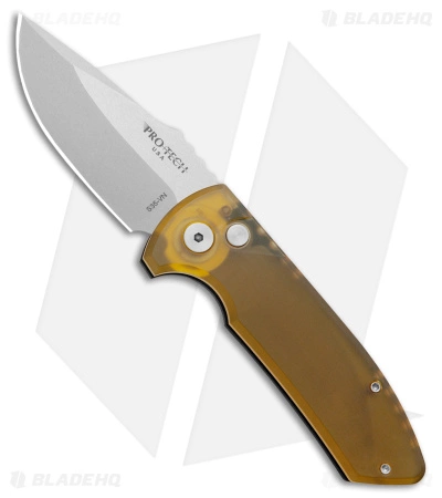 Pro-Tech Les George SBR Automatic Knife Amber Ultem (2.6" Stonewash) 3 Pro-Tech Les George SBR Automatic Knife Amber Ultem (2.6" Stonewash)