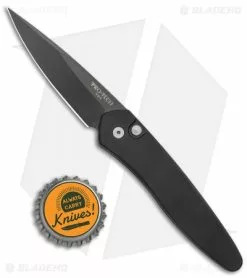 Pro-Tech Newport Tactical Automatic Knife Black Aluminum (3" Black) -Avokelavavat Sales Store Pro Tech Newport Tactical Auto Black 3407 BHQ 17113 jr bottlecap