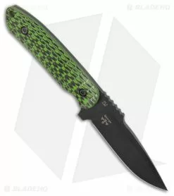 Pro-Tech Rockeye Fixed Blade Knife Black/Neon Green G-10 (4" Black 52100) -Avokelavavat Sales Store Pro Tech Rockeye Fixed Blade Black Neon Green G 10 BHQ 22211 jr spine