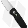 Pro-Tech Runt 5 Reverse Tanto Automatic Knife Black Aluminum (1.9" Mirror) -Avokelavavat Sales Store Pro Tech Runt 5 Auto Black Aluminum Reverse Tanto Polished BHQ 131660 jr