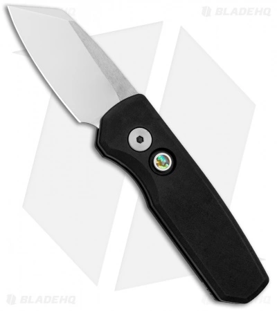 Pro-Tech Runt 5 Reverse Tanto Automatic Knife Black Aluminum (1.9" Mirror) 3 Pro-Tech Runt 5 Reverse Tanto Automatic Knife Black Aluminum (1.9" Mirror)