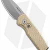 Pro-Tech Runt 5 MagnaCut Reverse Tanto Knife Bronze Aluminum (2" Stonewash)
