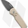 Pro-Tech Runt 5 Wharncliffe Knife Bronze Textured (1.9" Spirograph Damascus) -Avokelavavat Sales Store Pro Tech Runt 5 Wharncliffe Auto Bronze Textured Spirograph Damascus BHQ 147079 jr