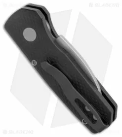 Pro-Tech Runt 5 Wharncliffe Automatic Knife Textured Black (1.9" SW MagnaCut) 8 Pro-Tech Runt 5 Wharncliffe Automatic Knife Textured Black (1.9" SW MagnaCut) -Avokelavavat Sales Store Pro Tech Runt 5 Wharncliffe Auto Textured Black SW BHQ 175330 jr side