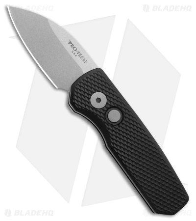 Pro-Tech Runt 5 Wharncliffe Automatic Knife Textured Black (1.9" SW MagnaCut) 3 Pro-Tech Runt 5 Wharncliffe Automatic Knife Textured Black (1.9" SW MagnaCut)