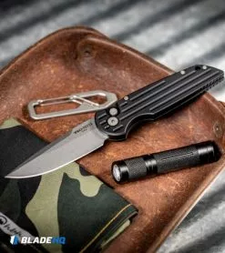 Pro-Tech Tactical Response TR-3 Knife Black Aluminum W/ Grooves (3.5" Stonewash) 11 Pro-Tech Tactical Response TR-3 Knife Black Aluminum W/ Grooves (3.5" Stonewash) -Avokelavavat Sales Store Pro Tech Tactical Response TR 3 Knife Black Aluminum w Grooves Stonewash BHQ 119813 kp valet web