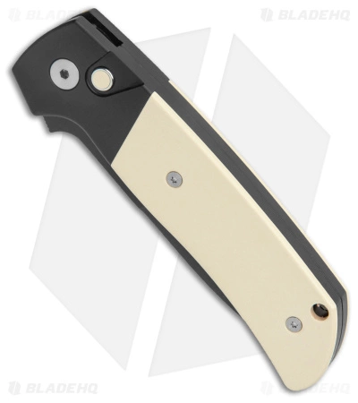 Pro-Tech Terzuola Tuxedo ATCF Automatic Knife Ivory Micarta (3.5" DLC MagnaCut) 4 Pro-Tech Terzuola Tuxedo ATCF Automatic Knife Ivory Micarta (3.5" DLC MagnaCut) - Image 2