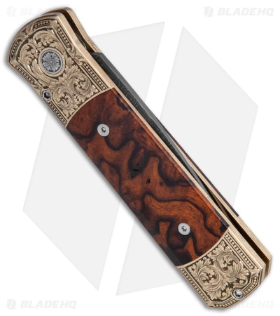 Pro-Tech Godson Ultimate Custom Automatic Knife Bronze Al/Ironwood (3.2" Dam) 5 Pro-Tech Godson Ultimate Custom Automatic Knife Bronze Al/Ironwood (3.2" Dam) - Image 3
