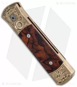 Pro-Tech Godson Ultimate Custom Automatic Knife Bronze Al/Ironwood (3.2" Dam) 7 Pro-Tech Godson Ultimate Custom Automatic Knife Bronze Al/Ironwood (3.2" Dam) -Avokelavavat Sales Store Pro Tech Ultimate Custom Godson Auto Bronze Alu Iron Wood Damascus BHQ 147082 jr spine