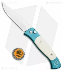 Pro-Tech Brend 2 Small Automatic Knife Teal Ivory Micarta (2.9" Satin) 1251 -Avokelavavat Sales Store Protech Brend 2 Small Automatic Knife Teal Ivory Micarta Satin 1251 BHQ 106160 kp jr bottlecap 1