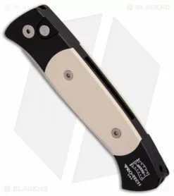 Pro-Tech Brend 2 Small Tuxedo Automatic Knife Ivory Micarta (2.9" Satin) 1251 8 Pro-Tech Brend 2 Small Tuxedo Automatic Knife Ivory Micarta (2.9" Satin) 1251 -Avokelavavat Sales Store Protech Brend 2 Tuxedo Ivory Micarta Satin BHQ 1222 er spine