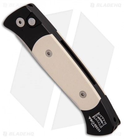 Pro-Tech Brend 2 Small Tuxedo Automatic Knife Ivory Micarta (2.9" Satin) 1251 5 Pro-Tech Brend 2 Small Tuxedo Automatic Knife Ivory Micarta (2.9" Satin) 1251 - Image 3