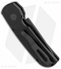 Pro-Tech Calmigo CA Legal Automatic Knife Tron (1.9" Black) -Avokelavavat Sales Store Protech Calmigo CA Legal Auto Tron Black 2205 TRON BHQ 88631 jr side