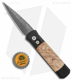 Pro-Tech Custom Godson Automatic Knife Maple Burl (3.15" Ladder Damascus) 9 Pro-Tech Custom Godson Automatic Knife Maple Burl (3.15" Ladder Damascus) -Avokelavavat Sales Store Protech Custom Godson Auto Maple Burl Ladder Damascus BHQ 160356 jr bottlecap