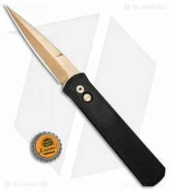 Pro-Tech Godfather Automatic Knife Solid Black (4" Copper Rose) 921 CR -Avokelavavat Sales Store Protech Godfather Auto Solid Black Copper Rose 921 CR BHQ 77541 jr bottlecap