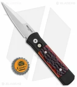 Pro-Tech Godson Automatic Knife Amber Jigged Bone (3.15" Satin) 761 -Avokelavavat Sales Store Protech Godson Auto Amber Jigged Bone Satin 761 BHQ 2376 jr bottlecap
