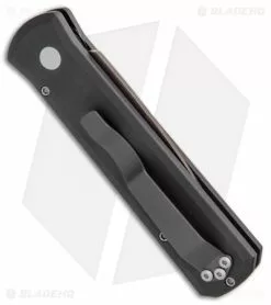 Pro-Tech Godson Automatic Knife Black (3.15" Espresso DLC) 721-Espresso -Avokelavavat Sales Store Protech Godson Auto Black Expresso DLC BHQ 110581 jr side