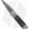Pro-Tech Godson Automatic Knife Gray/Carbon Fiber (3.2" Damascus)