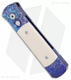 Pro-Tech Godson Blues Automatic Knife Jazz/Ivory Micarta (3.15" Bead Blast) 710 -Avokelavavat Sales Store Protech Godson Blues Auto Jazz Ivory Micarta BB 710 BHQ 103191 jr spine