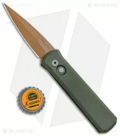 Pro-Tech Godson Desert Warrior Automatic Knife OD Green (3.15" Copper) 721DW -Avokelavavat Sales Store Protech Godson Desert Warrior Auto OD Green Copper 721DW BHQ 91393 jr bottlecap