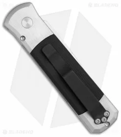 Pro-Tech Godson Automatic Knife Gray/Black G-10 (3.15" Satin) 700 -Avokelavavat Sales Store Protech Godson Gray Black G 10 Satin BHQ 1370 jr side