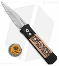 Pro-Tech Godson Steampunk Automatic Knife Copper (3.15" Satin) 7SP-4 -Avokelavavat Sales Store Protech Godson Steampunk Copper 7SP 4 BHQ 68792 jr bottlecap 2