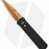 Pro-Tech Godson Automatic Knife Black (3.15" Copper Rose) 721 CR