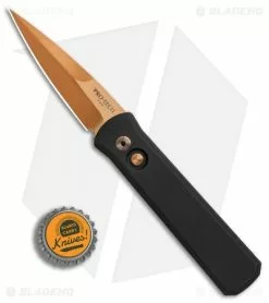 Pro-Tech Godson Automatic Knife Black (3.15" Copper Rose) 721 CR -Avokelavavat Sales Store Protech Godson black copper rose BHQ 74861 jr bottlecap