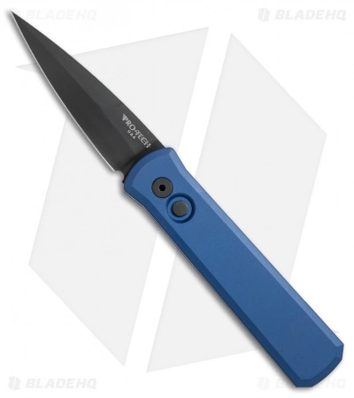 Pro-Tech Godson Automatic Knife Blue Tactical (3.15" Black) 3 Pro-Tech Godson Automatic Knife Blue Tactical (3.15" Black)