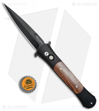 Pro-Tech Large Don Automatic Knife Koa Wood (4.5" Black) 1907-KOA 6 Pro-Tech Large Don Automatic Knife Koa Wood (4.5" Black) 1907-KOA - Image 4