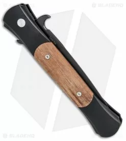 Pro-Tech Large Don Automatic Knife Koa Wood (4.5" Black) 1907-KOA 8 Pro-Tech Large Don Automatic Knife Koa Wood (4.5" Black) 1907-KOA -Avokelavavat Sales Store Protech Large Don Auto Koa Wood Black 1907 KOA BHQ 80347 jr side