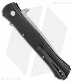 Pro-Tech Protech Large Don Automatic Knife Black Aluminum Handle (4.5" Satin) 1921 -Avokelavavat Sales Store Protech Large Don Automatic Knife Black Aluminum Handle 4.5in Satin 1921 BHQ 110494 LS Side