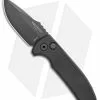 Pro-Tech Les George SBR Automatic Knife Black Aluminum (2.6" Black)