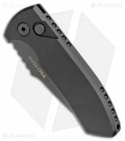 Pro-Tech Les George SBR Automatic Knife Black Aluminum (2.6" Black) 7 Pro-Tech Les George SBR Automatic Knife Black Aluminum (2.6" Black) -Avokelavavat Sales Store Protech Les George SBR Auto Black aluminum Black LG403 BHQ 99837 jr spine