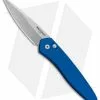 Pro-Tech Newport Automatic Knife Blue (3" Stonewash) 3405-Blue -Avokelavavat Sales Store Protech Newport Auto Blue SW 3405 BHQ 89924 jr