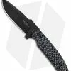 Pro-Tech Rockeye Fixed Blade Knife Black/Gray G-10 W/ Kydex Sheath (4" Black)