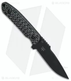 Pro-Tech Rockeye Fixed Blade Knife Black/Gray G-10 W/ Kydex Sheath (4" Black) -Avokelavavat Sales Store Protech Rockeye Fixed Black Gray G 10 Kydex Sheath Black LG301 M BHQ 90604 jr spine