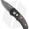 Pro-Tech Custom Runt J4 Automatic Desert Ironwood (1.94" Damascus) 4456-DIW