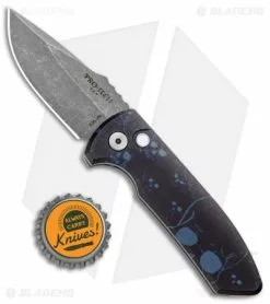 Pro-Tech SBR PK #9 Custom Anodized Automatic Knife (2.6" Stonewash) -Avokelavavat Sales Store Protech SBR PK 9 Custom Anodized Auto SW BHQ 99343 jr bottlecap